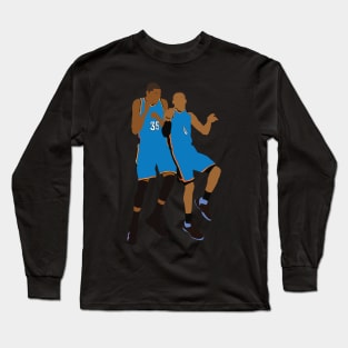 OKC Thunder duo Durant & Westbrook Long Sleeve T-Shirt